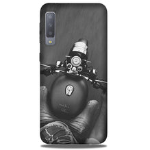 Royal Enfield Mobile Back Case for Galaxy A50 (Design - 382)