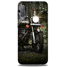 Royal Enfield Mobile Back Case for Galaxy A50 (Design - 384)