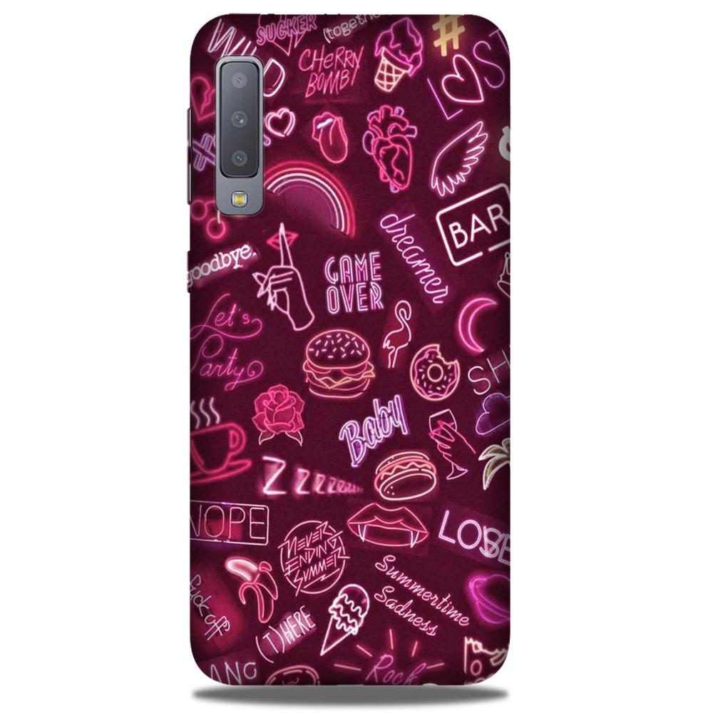 Party Theme Mobile Back Case for Galaxy A50 (Design - 392)