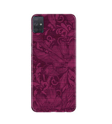 Purple Backround Mobile Back Case for Samsung Galaxy A51 (Design - 22)