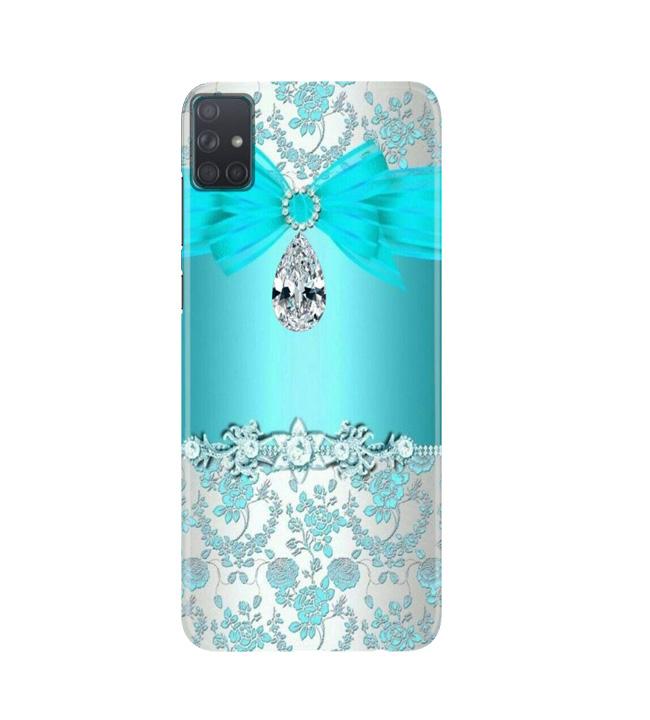 Shinny Blue Background Case for Samsung Galaxy A51