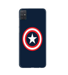 Captain America Mobile Back Case for Samsung Galaxy A51 (Design - 42)