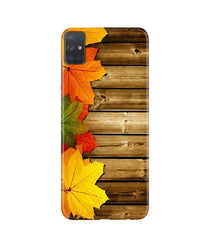 Wooden look3 Mobile Back Case for Samsung Galaxy A51 (Design - 61)