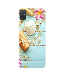 Sea Shells Mobile Back Case for Samsung Galaxy A51 (Design - 63)