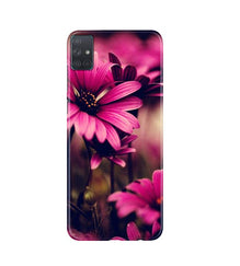 Purple Daisy Mobile Back Case for Samsung Galaxy A51 (Design - 65)