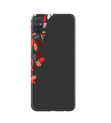 Grey Background Mobile Back Case for Samsung Galaxy A51 (Design - 71)