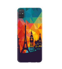 Eiffel Tower2 Mobile Back Case for Samsung Galaxy A51 (Design - 91)