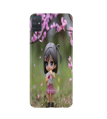 Cute Girl Mobile Back Case for Samsung Galaxy A51 (Design - 92)
