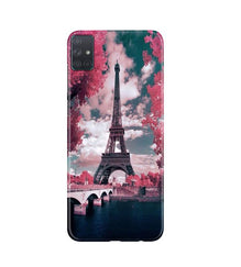 Eiffel Tower Mobile Back Case for Samsung Galaxy A51  (Design - 101)