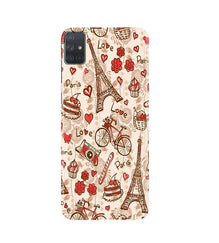 Love Paris Mobile Back Case for Samsung Galaxy A51  (Design - 103)