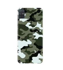 Army Camouflage Mobile Back Case for Samsung Galaxy A51  (Design - 108)