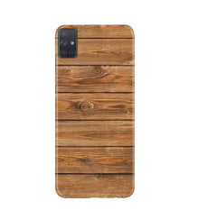 Wooden Look Mobile Back Case for Samsung Galaxy A51  (Design - 113)