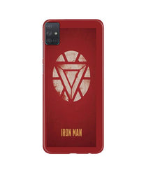 Iron Man Superhero Mobile Back Case for Samsung Galaxy A51  (Design - 115)