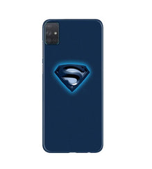 Superman Superhero Mobile Back Case for Samsung Galaxy A51  (Design - 117)