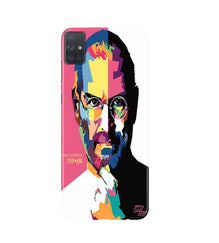 Steve Jobs Mobile Back Case for Samsung Galaxy A51  (Design - 132)