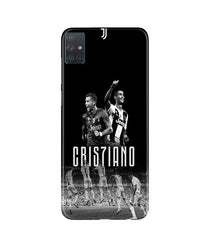 Cristiano Mobile Back Case for Samsung Galaxy A51  (Design - 165)