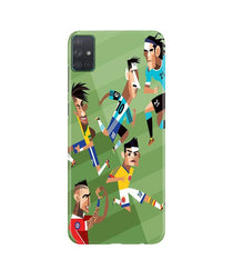 Football Mobile Back Case for Samsung Galaxy A51  (Design - 166)