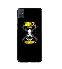 Winner Winner Chicken Dinner Mobile Back Case for Samsung Galaxy A51  (Design - 178)