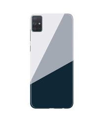 Blue Shade Mobile Back Case for Samsung Galaxy A51 (Design - 182)