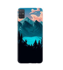 Mountains Mobile Back Case for Samsung Galaxy A51 (Design - 186)