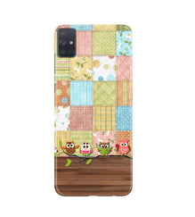 Owls Mobile Back Case for Samsung Galaxy A51 (Design - 202)