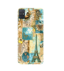 Travel Eiffel Tower Mobile Back Case for Samsung Galaxy A51 (Design - 206)