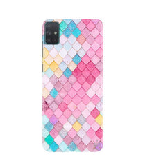 Pink Pattern Mobile Back Case for Samsung Galaxy A51 (Design - 215)