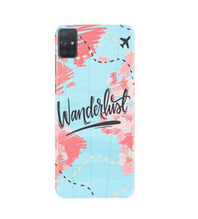 Wonderlust Travel Mobile Back Case for Samsung Galaxy A51 (Design - 223)