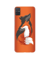 Wolf  Mobile Back Case for Samsung Galaxy A51 (Design - 224)
