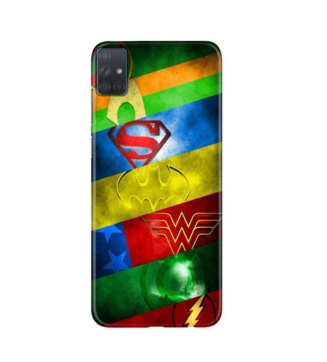 Superheros Logo Case for Samsung Galaxy A51 (Design No. 251)