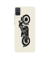 MotorCycle Mobile Back Case for Samsung Galaxy A51 (Design - 259)