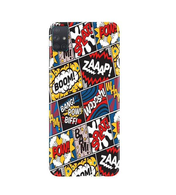 Boom Mobile Back Case for Samsung Galaxy A51  (Design - 302)