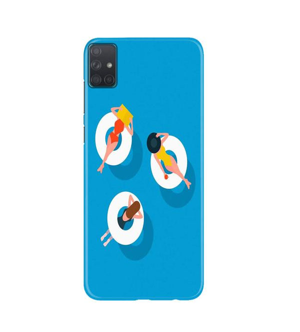 Girlish Mobile Back Case for Samsung Galaxy A51  (Design - 306)
