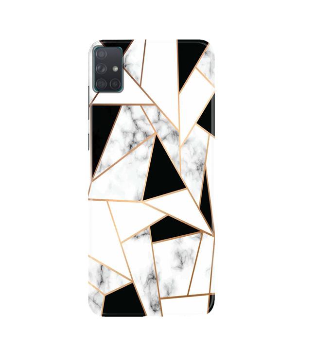 Marble Texture Mobile Back Case for Samsung Galaxy A51  (Design - 322)
