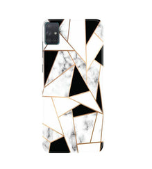 Marble Texture Mobile Back Case for Samsung Galaxy A51  (Design - 322)