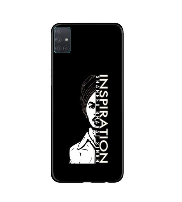 Bhagat Singh Mobile Back Case for Samsung Galaxy A51  (Design - 329)
