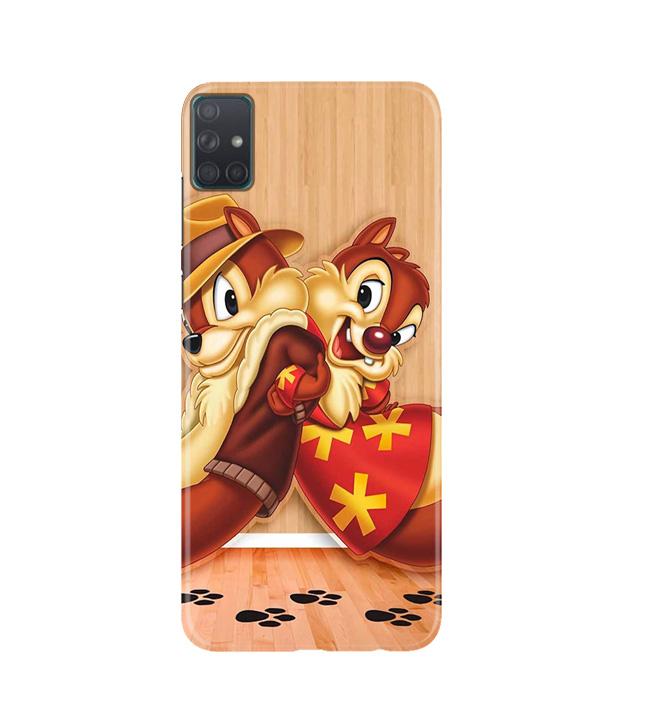 Chip n Dale Mobile Back Case for Samsung Galaxy A51  (Design - 335)