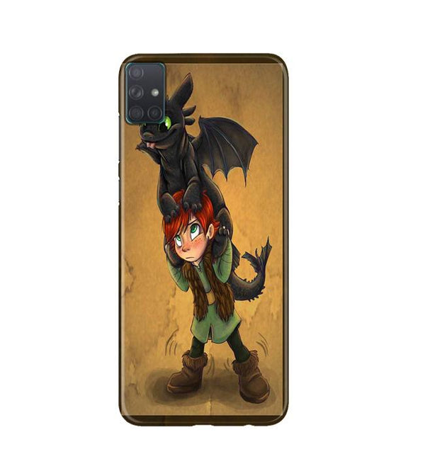 Dragon Mobile Back Case for Samsung Galaxy A51  (Design - 336)