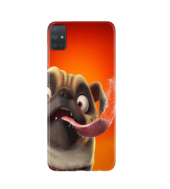 Dog Mobile Back Case for Samsung Galaxy A51  (Design - 343)