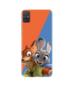 Cartoon Mobile Back Case for Samsung Galaxy A51(Design - 346)