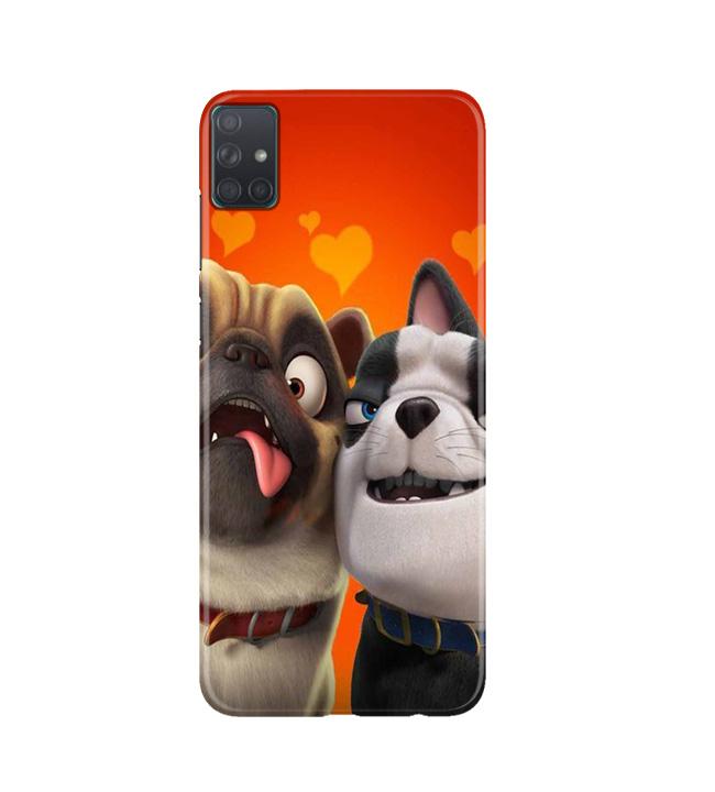 Dog Puppy Mobile Back Case for Samsung Galaxy A51(Design - 350)