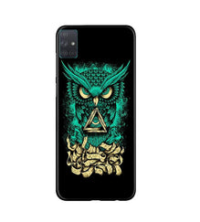 Owl Mobile Back Case for Samsung Galaxy A51  (Design - 358)