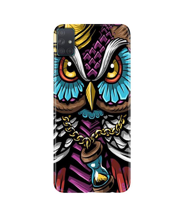 Owl Mobile Back Case for Samsung Galaxy A51  (Design - 359)