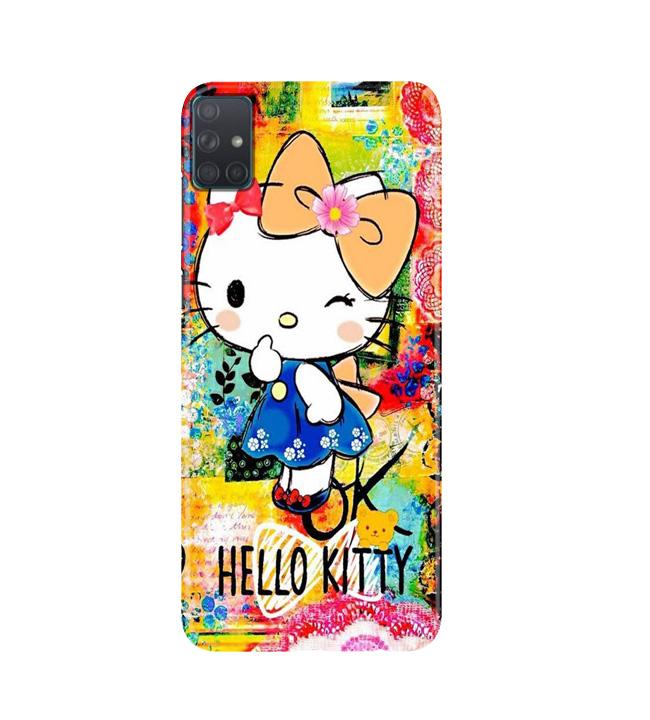 Hello Kitty Mobile Back Case for Samsung Galaxy A51(Design - 362)