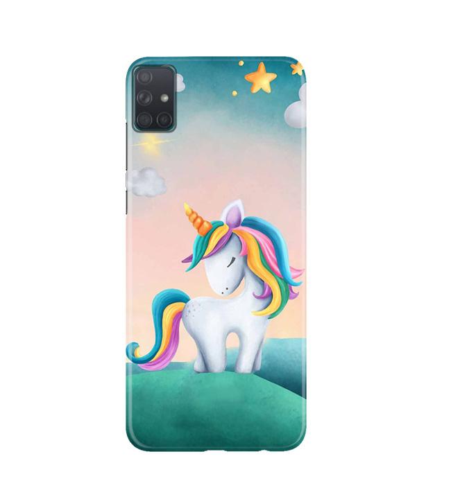 Unicorn Mobile Back Case for Samsung Galaxy A51  (Design - 366)