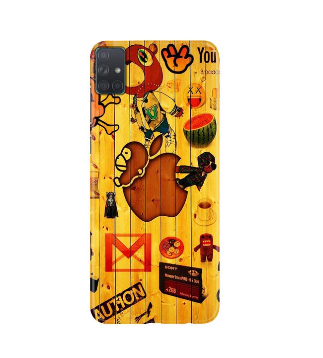 Wooden Texture Mobile Back Case for Samsung Galaxy A51(Design - 367)