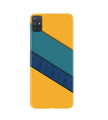 Diagonal Pattern Mobile Back Case for Samsung Galaxy A51  (Design - 370)
