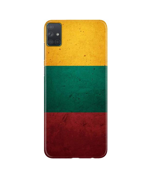 Color Pattern Mobile Back Case for Samsung Galaxy A51  (Design - 374)
