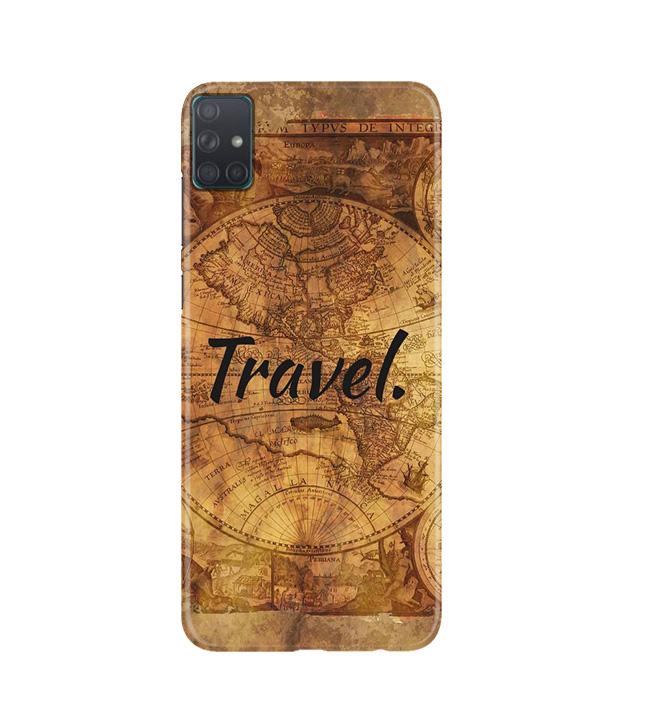 Travel Mobile Back Case for Samsung Galaxy A51(Design - 375)