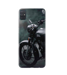 Royal Enfield Mobile Back Case for Samsung Galaxy A51  (Design - 380)